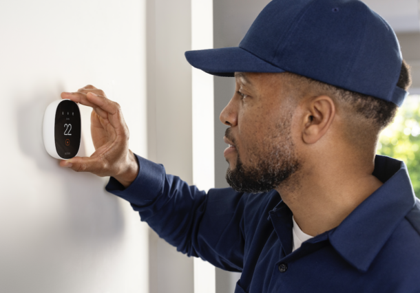 ecobee Smart Thermostat Lite, thermostat, t-stat, ecobee, HVAC, heating and cooling, smart thermostat, plumbing